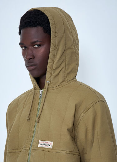 Hooded Quilted Jacket Stüssy Hooded Quilted Jacket Olive sts0164002