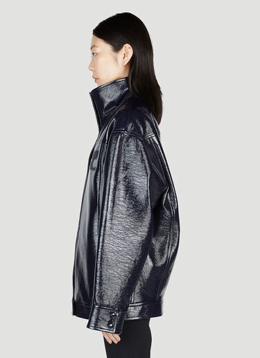Courrèges Iconic Vinyl Jacket Blue cou0252007