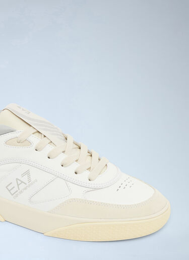 LN-CC® - EA7 Emporio Armani: OTG Pride Luxe Sneakers - White EA7 Emporio Armani OTG Pride Luxe Sneakers White eea0166001