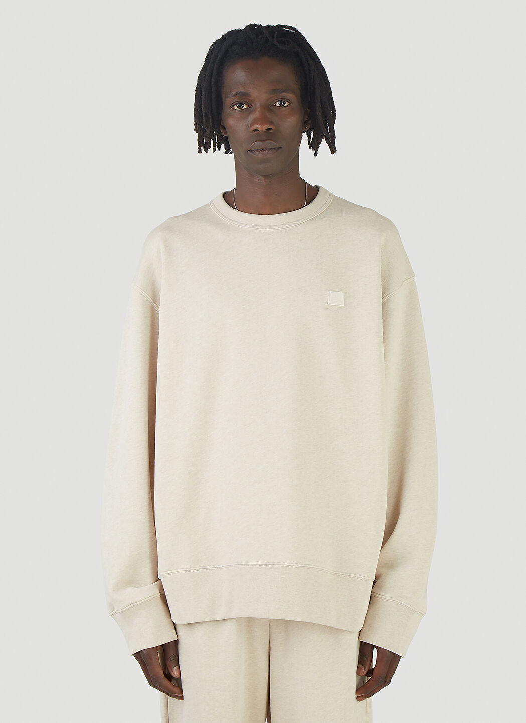 Acne fint face best sale sweatshirt