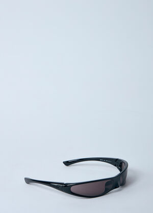 Prada Blade Rectangle Sunglasses Black lpr0157007