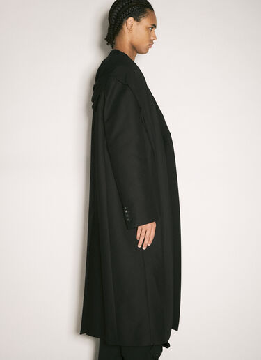 Y/Project Draped Hood Coat Black ypr0358002
