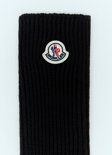Moncler Wool Knit Gloves Black mon0257036