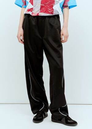 GANNI Gateway Mirage Track Pants Black gan0257030