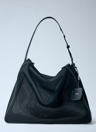 Max Mara Large Mesh Shoulder Bag Black max0264317