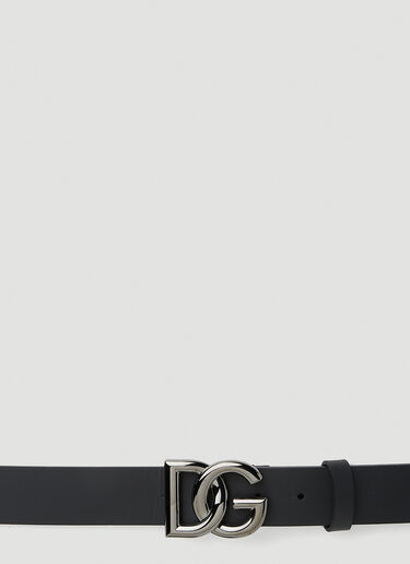 Dolce & Gabbana Logo Plaque Belt Black dol0151025