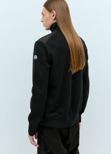 Moncler 衬垫拉链开衫 黑色 mon0157025