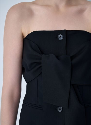 Max Mara Wool Waistcoat Black max0261004