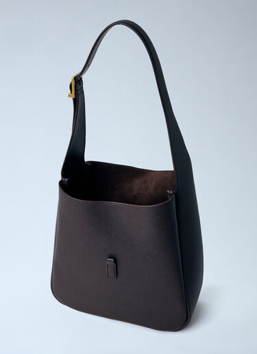 Saint Laurent Le 5 À 7 Supple Small Shoulder Bag Dark Brown sla0263070