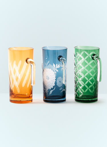 POLSPOTTEN Peony Pitcher Blue wps0691443