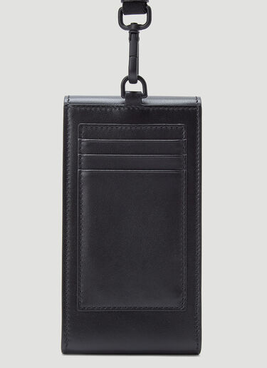 Alexander McQueen Selvedge Phone Pouch Black amq0144024