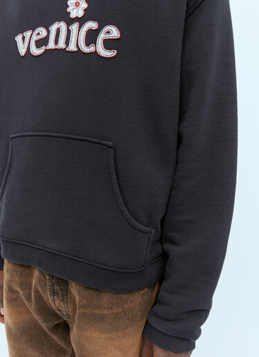ERL Venice Hooded Sweatshirt Black erl0154010