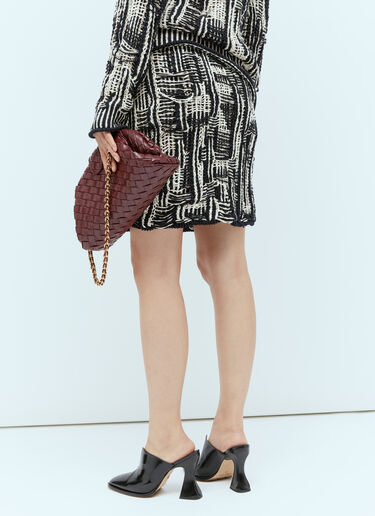 Bottega Veneta Intrecciato 棉质半身裙 藏蓝色 bov0256034