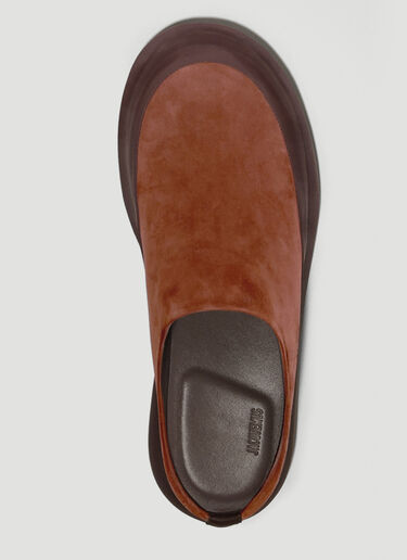 Jacquemus Les Goia Mules Brown jac0151024