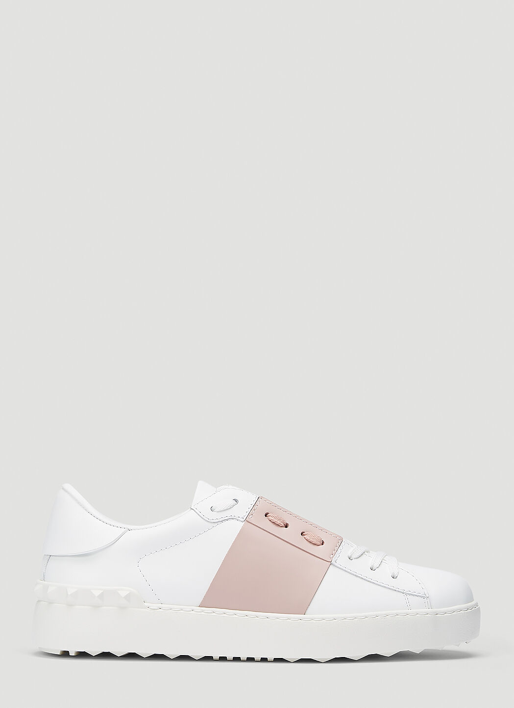 Valentino rockstud new arrivals sneakers pink
