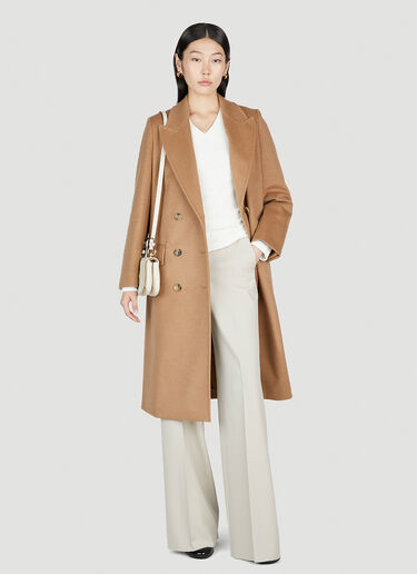 Max Mara Straight Leg Pants Beige max0253042