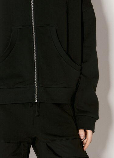 Entire Studios Eternal Zip Hooded Sweatshirt Black ent0155022