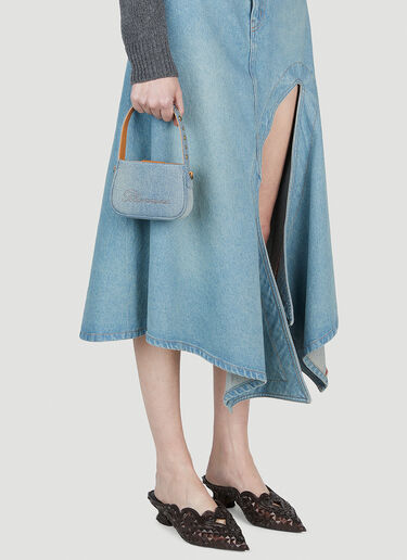 Blumarine 徽标缀饰单肩包 蓝色 blm0252024