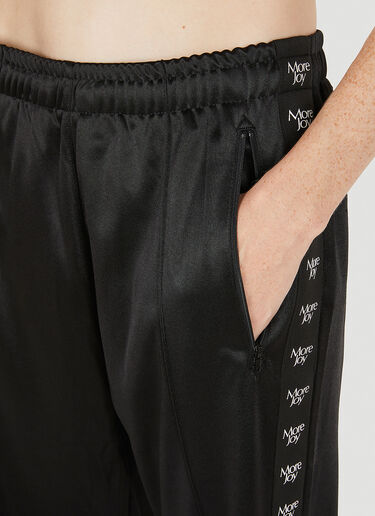 Logo Print Track Pants More Joy Logo Print Track Pants Black mjy0349008