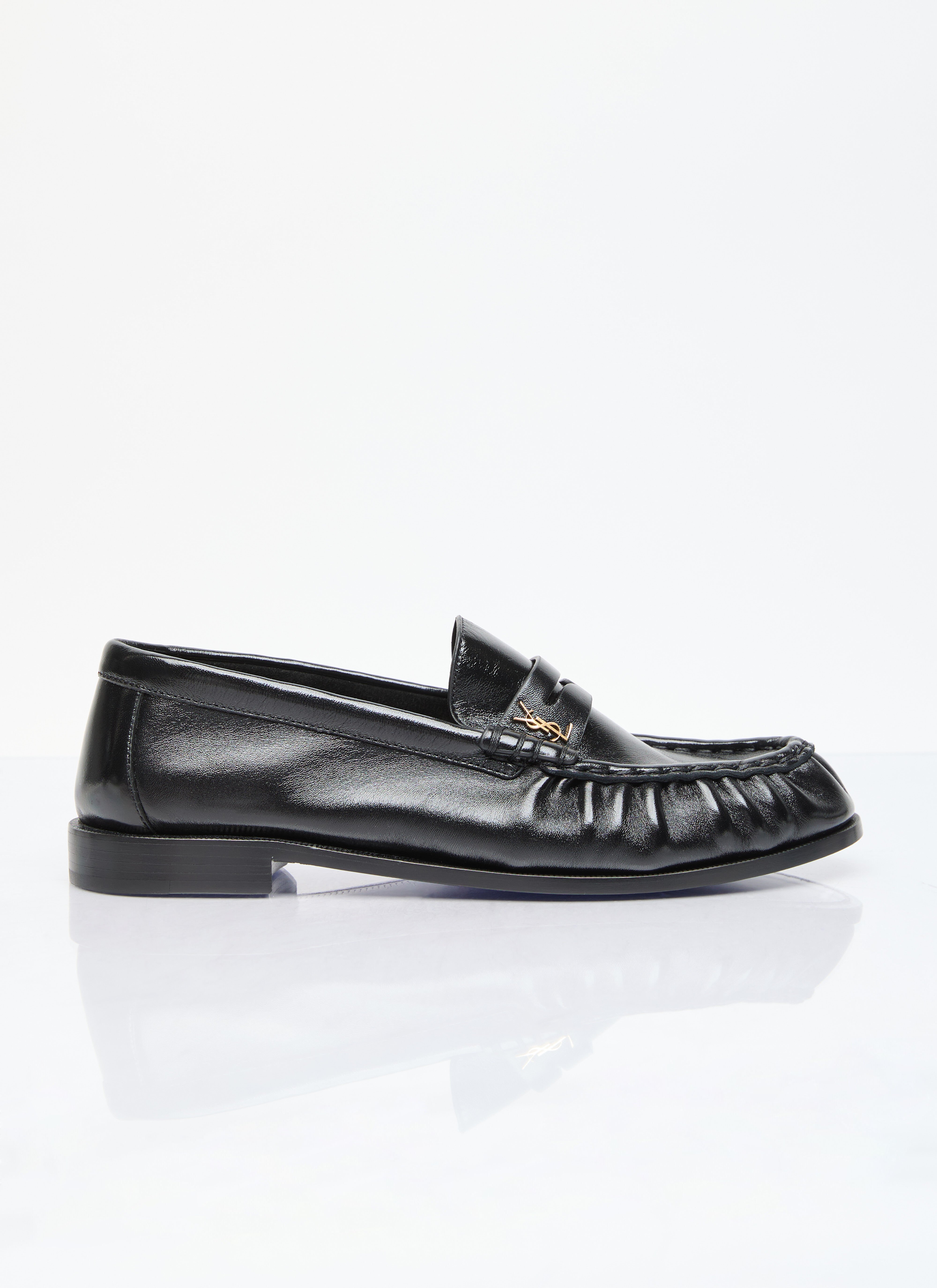 Thom Browne Le Loafer Penney Leather Slippers Black thb0155012