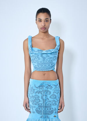 Vivienne Westwood Julia Bodice Top Blue vvw0264013