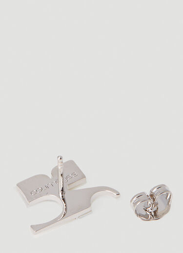 AC Studs Pearl Earrings Courrèges AC Studs Pearl Earrings Silver cou0251005
