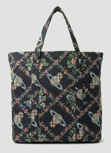 Vivienne Westwood Murray Recycled Nylon Tote Bag Navy vvw0153015