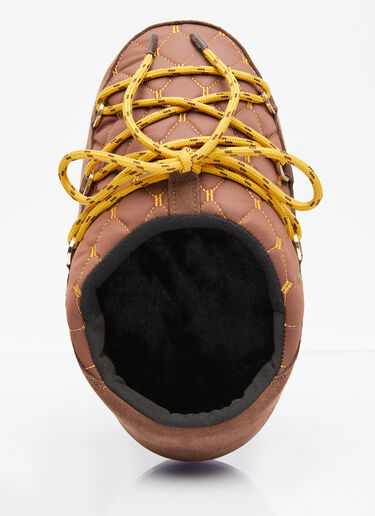 Moon Boot 绗缝穆勒鞋 棕色 mnb0255003