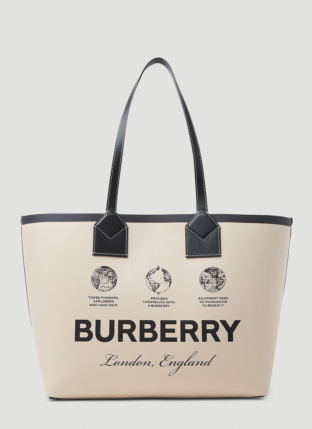 Burberry ラージロンドントートバッグ ベージュ bur0253085