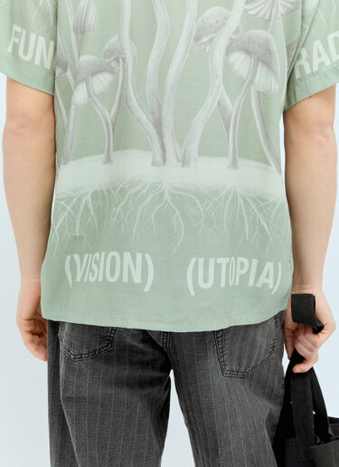 Space Available Radical Fungi Shirt Green spa0356013