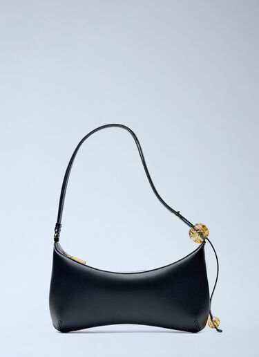 Jacquemus Le Bisou Perle Shoulder Bag Black jac0254093