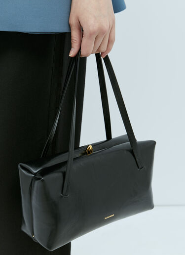 Jil Sander 小号 Goji 手提包 黑 jil0256014