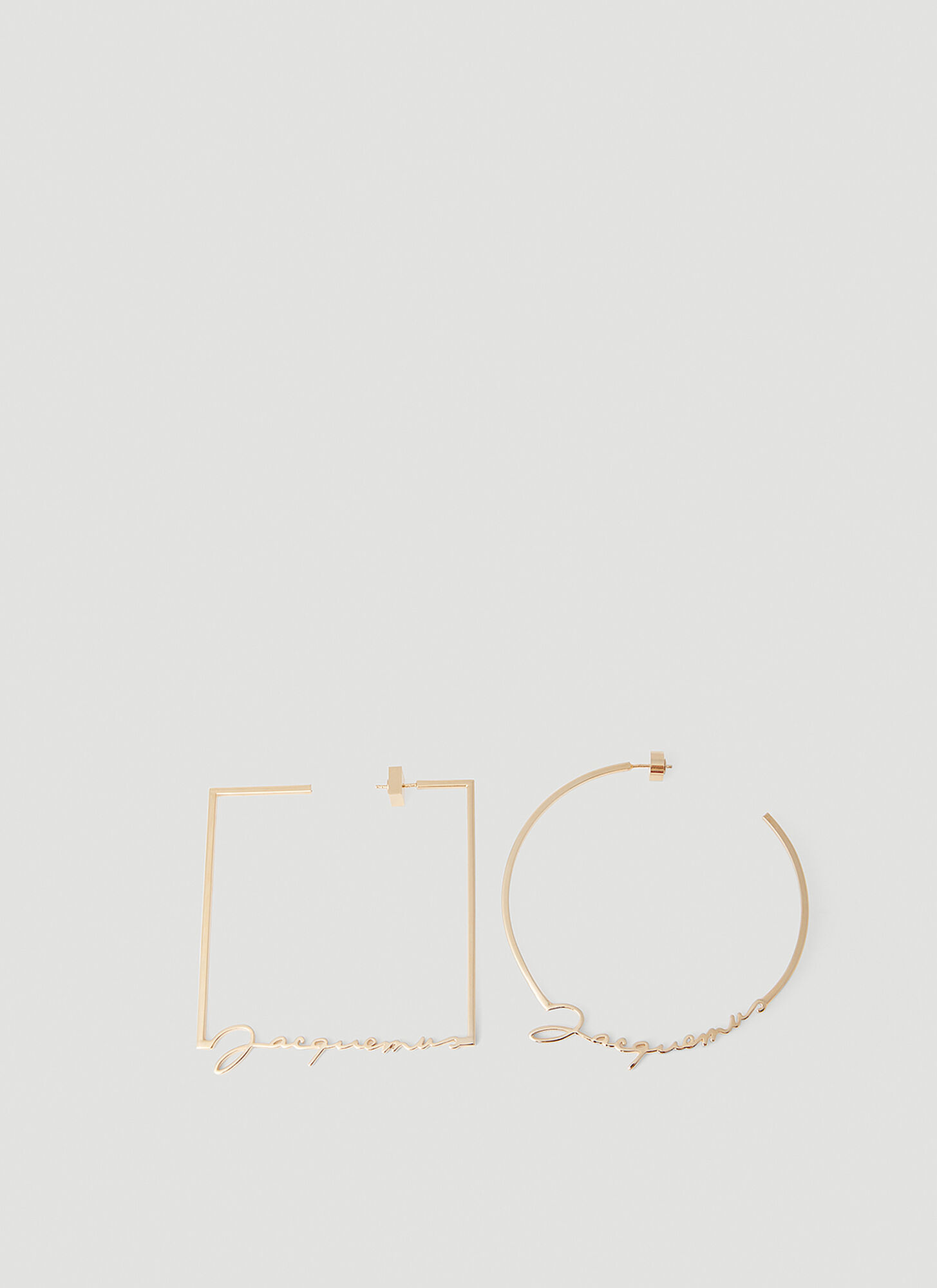 Jacquemus Les Creoles Ronde Carré Earrings