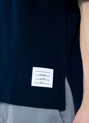 Thom Browne コットン ラグビー セーター  ネイビー thb0159005