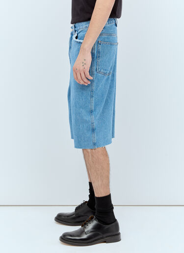 A.P.C. Oakland Denim Bermuda Shorts Blue apc0156009