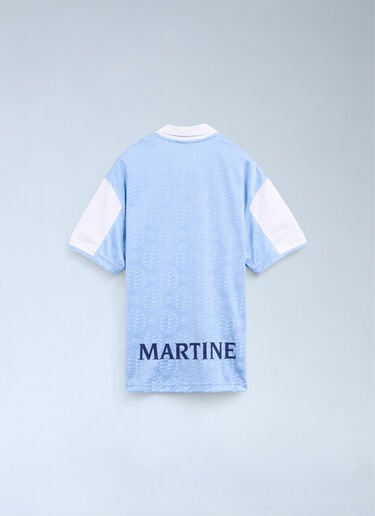 Logo Motif Polo Shirt Nike x Martine Rose Logo Motif Polo Shirt Blue nik0362105