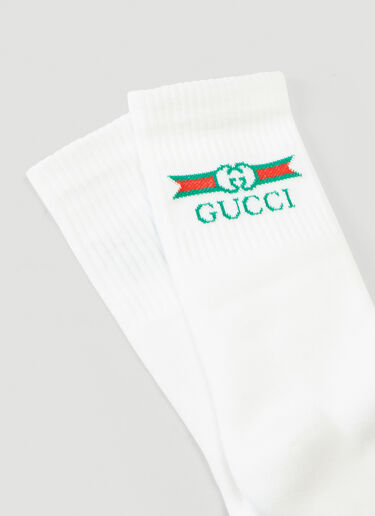 Gucci Logo Socks Brown guc0141119
