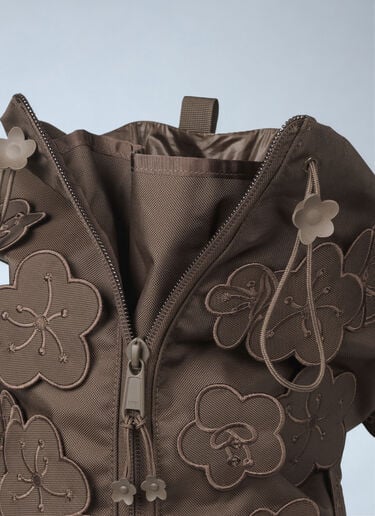 Logo Motif Floral Appliqué Backpack The North Face x Cecilie Bahnsen Logo Motif Floral Appliqué Backpack Brown tnc0262002