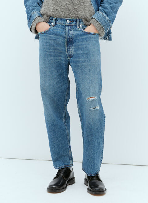 A.P.C. x JWA Tapered Distressed Jeans Blue apc0154016
