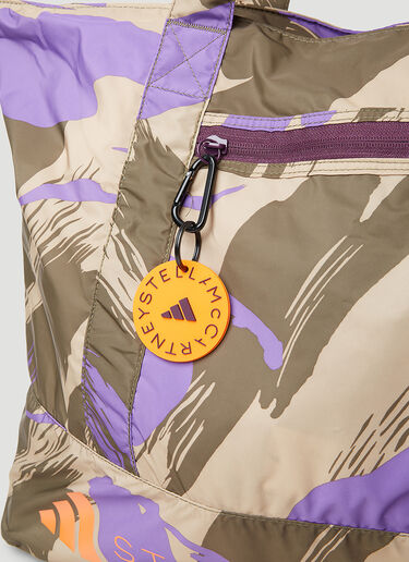 adidas by Stella McCartney Graphic Print Tote Bag Purple asm0254039