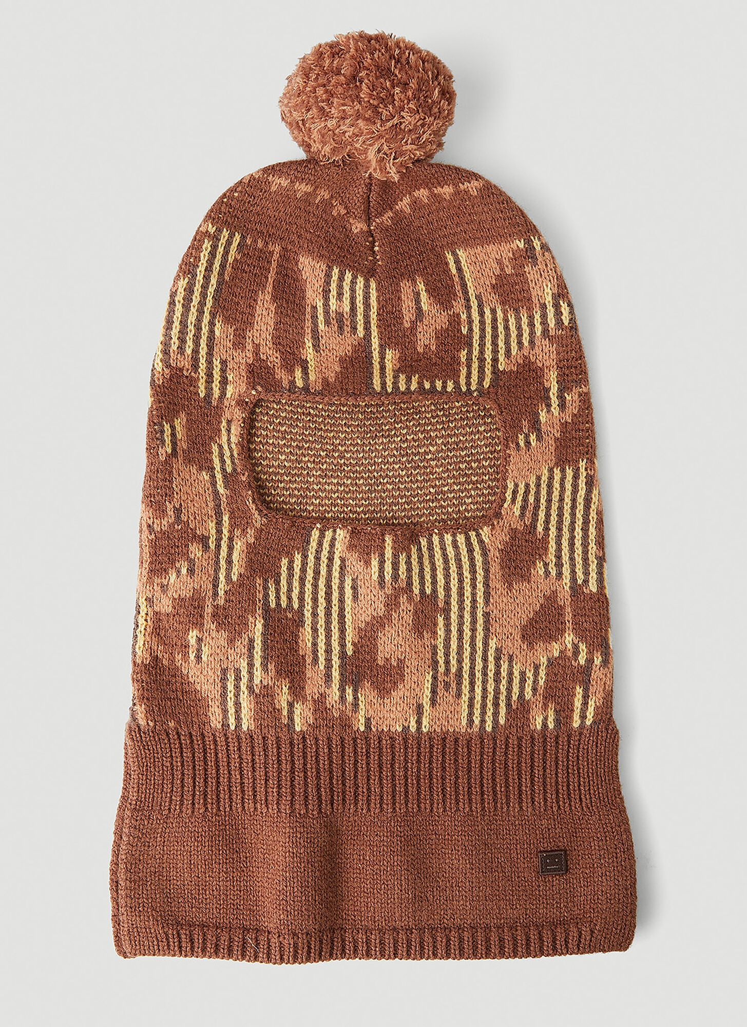 Acne Studios Wool Balaclava Brown