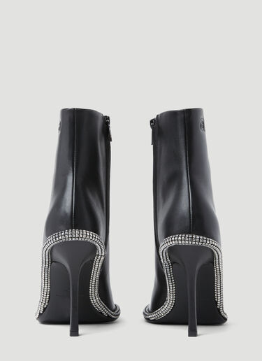 Alexander Wang 키라 가죽 앵클 부츠 블랙 awg0254019