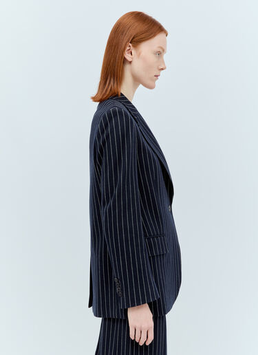 Max Mara Pinstripe Blazer Navy max0255028