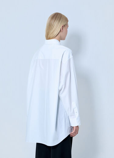 The Row Luka Cotton Shirt White row0264102