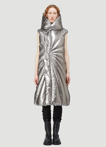 Moncler x Rick Owens Porterville Coat Silver mro0242004