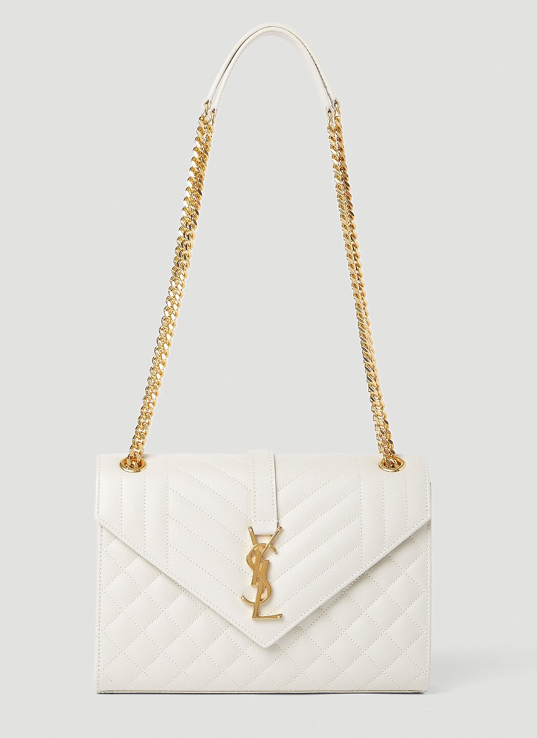 Saint laurent medium outlet monogram envelope shoulder bag