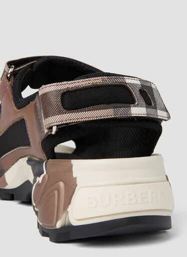 Burberry Arthur Check Sandals Brown bur0251078