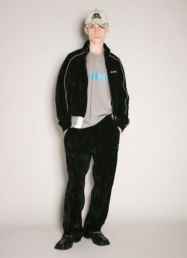 와이드 레그 트랙 팬츠 Martine Rose 와이드 레그 트랙 팬츠 블랙 mtr0358003