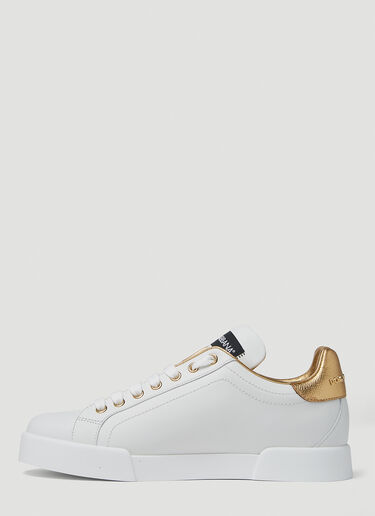 Dolce & Gabbana ロゴパッチスニーカー ホワイト dol0249066