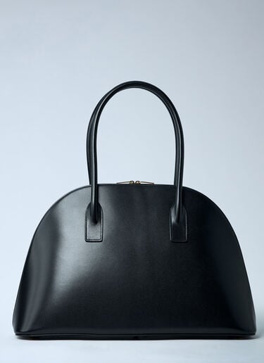 Leather Bowling Bag Saint Laurent Leather Bowling Bag Black sla0262042